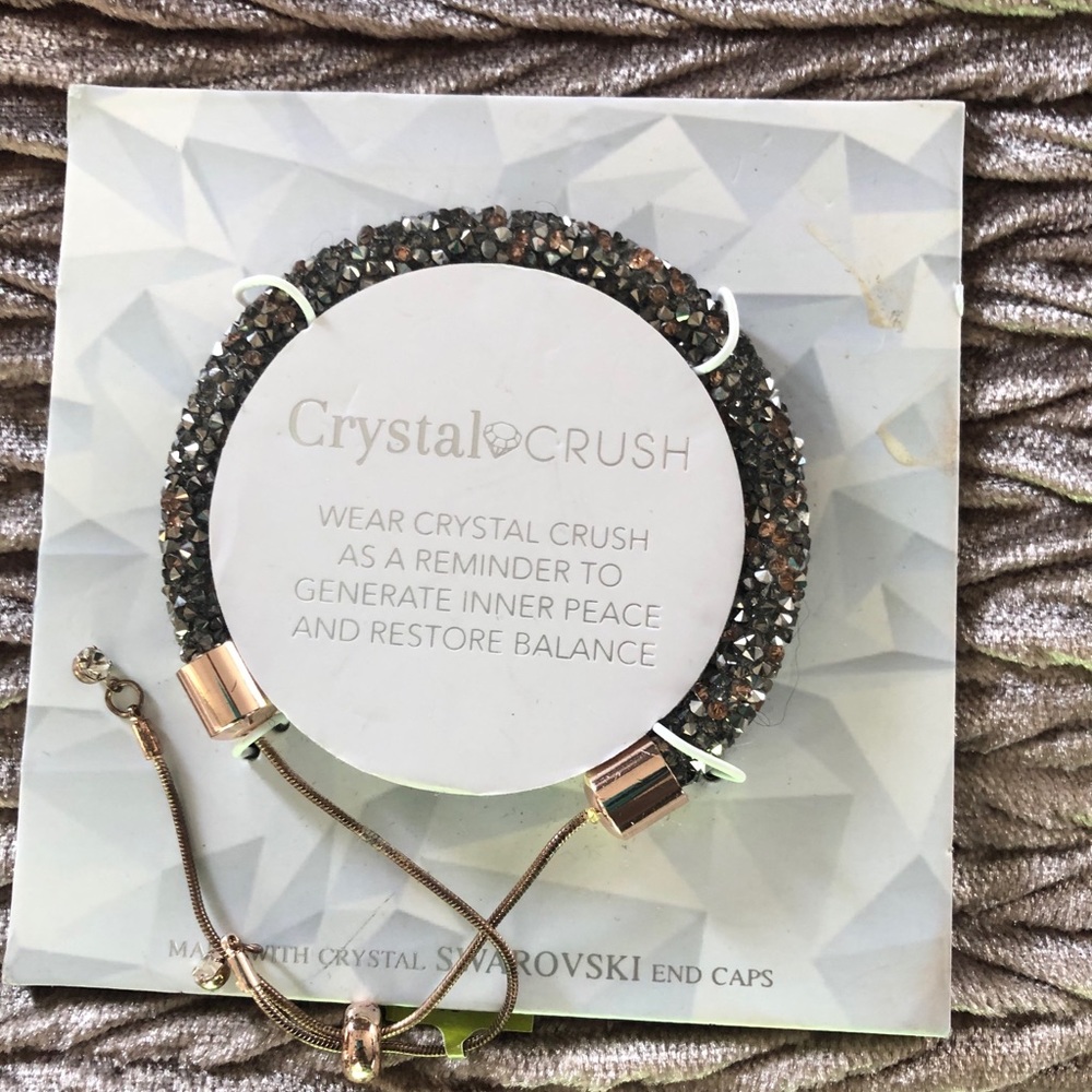 Crystal crush bracelet